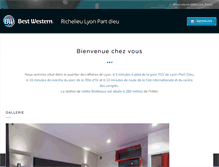 Tablet Screenshot of hotelrichelieu.com